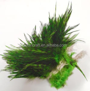 Hot Bán 5-6 "Nhuộm Strung Grey Chinchilla Dậu Yên Ngựa Lông <span class=keywords><strong>Grizzly</strong></span> Dậu Lông Cho Fly Buộc Câu Cá - Product Image 3