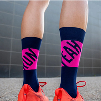 Chaussettes de course et de cyclisme personnalisées en gros, légères et performantes, avec logo personnalisé, chaussettes de course anti-humidité, chaussettes de cyclisme