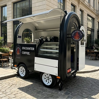 Remorque de restauration rapide multifonctionnelle certifiée DOT FMVSS en tôle galvanisée, remorque traînante pour café