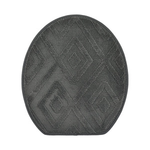 Set di Tappetini da Bagno in Finto Cashmere Jacquard Personalizzati <span class=keywords><strong>con</strong></span> Copriwater - Tappetino Assorbente Antiscivolo per Bagno - Product Image 1