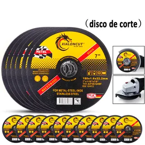 Лучшие угловые шлифовальные диски типа отрезные колеса disco de corte 7 pulgadas Железный Металл 180 мм режущий диск 7 дюймов режущий диск