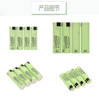 Sel Baterai Lithium Ion NCR18650PF 2900mAh Kelas A, Daya Tahan Tinggi, Dapat Diisi Ulang untuk Paket Penyimpanan Energi Kustom