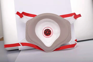 EN Disposable FFP3 Cup-Shape 4-Layer Protective Face Mask Breathing Valve Non-Woven Fabric <b>Foam</b> Nose <b>Pad</b> Respiration Protection - Product Image 6