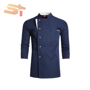 Uniforme de chef SIKE pour hommes, <span class=keywords><strong>tenue</strong></span> de cuisine hiver-automne à manches longues, uniforme de chef pour hôtel, <span class=keywords><strong>tenue</strong></span> de cantine pour femmes - Product Image 5