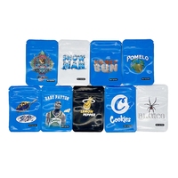 Impresión personalizada Niños Cremallera resistente 1g Bolsas de Mylar Gomitas Café Caramelo Chocolate Galletas Snack A prueba de olores 1g Bolsas de Mylar