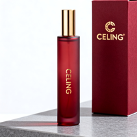 Flacon de parfum en verre personnalisé avec pompe pulvérisatrice, formes variées (10ml, 30ml, 50ml, 100ml), couvercle et boîte personnalisables, logo sur mesure