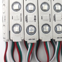Module LED RGB clignotant WS2811 IC 5050 7515 DC 12V 0.72W IP65 Corps de lampe SMD ABS Certifié ROHS Ra90 260lm/W Dimmable
