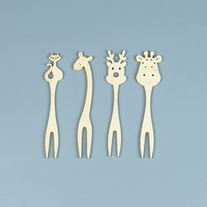 Palillos Desechables <span class=keywords><strong>de</strong></span> Bambú con Diseño <span class=keywords><strong>de</strong></span> Animales para Niños, para <span class=keywords><strong>Piña</strong></span> y Otras Frutas - Product Image 3