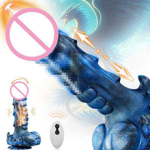 Vibratore Telescopico Elettrico a Forma di Pene con Telecomando, Masturbatore Femminile, Giocattolo Sessuale per Adulti - Product Image 3