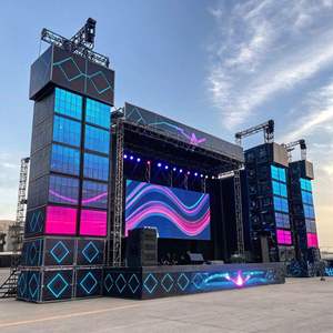 Outdoor P3.91 LED display <b>screen</b>, 500x1000mm high-brightness LED <b>panel</b>, IP65 waterproof, mobile stage LED video wall - Product Image 4