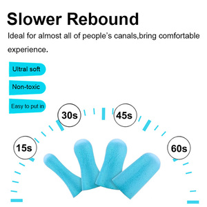 سدادات الأذن المخصصة سدادات الأذن الضوضاء مع حالة للحد من النوم <span class=keywords><strong>PU</strong></span> - Product Image 4