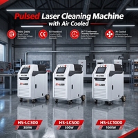 Machine de nettoyage au laser pulsé portable HS LASER 300W 500W 1000W avec tension 100V à 240V monophasée
