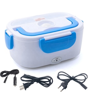 Electric Lunch Box Food Container Storage Box Stainless Steel Electric Heated Lunch Box
