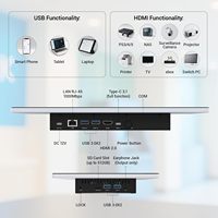 Panel PC Táctil Industrial Todo en Uno de 13.3 Pulgadas, Celeron N5100, Pantalla IPS FHD, Win11 Pro, LAN Gigabit para Tipo-C, DDR4, SSD+HDD