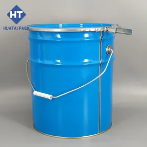 5-liter-metalldose mit schloss-ring-deckel