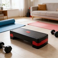 Plataforma de Ejercicio Aeróbico, Pedal de Gimnasio Ajustable, Plataforma de Equilibrio, Plataforma de Ejercicio para el Hogar