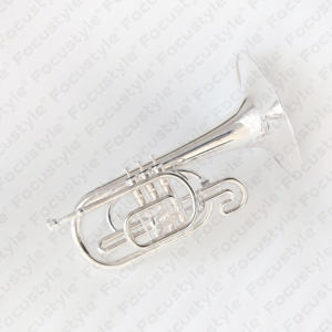 RTS Mellophone F Flat Brass Silver Plated Marching Band Orchestra Performers Instrumento OEM Venta Euphonium Instrumento musical - Product Image 2