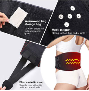 Cinturón de masaje de cintura con calefacción eléctrica, soporte lumbar de espalda con grafeno para el dolor de espalda - Product Image 3