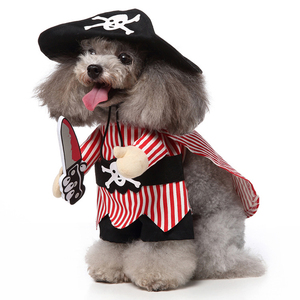 Navidad Halloween Chucky perro disfraz gran oferta divertida mascota perro ropa Chucky muñeca sosteniendo cuchillo Halloween mascota perro disfraz - Product Image 5
