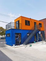 Maison mobile créative de style conteneur pour influenceurs, kiosque de vente pour zones scéniques extérieures, maison mobile pour chantier de construction