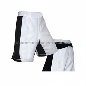 Pantalones cortos de MMA personalizados para hombres, pantalones cortos de gimnasio de boxeo de secado rápido y ajuste rápido con decoración de patrón, Diseña tus propios pantalones cortos - Product Image 1