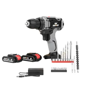 Nanwei 21v variable speed strong power cordless drill driver electric drill low price sale