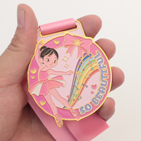 Médaille de Danse 3D Personnalisée Sojagy pour Compétition Sportive, Gymnastique, Danseuse, Ballerine