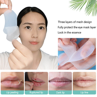 Masque Lèvres Bio à l'Aloe Vera et Vitamine C Marque Blanche, Soin Hydratant Réparateur pour Lèvres Gercées à la Bio-Cellulose de Noix de Coco, Végan, OEM