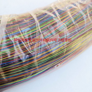 สายทดสอบ 8 สี ความยาว 700 มม. ตัวนำทองแดงสำหรับจัมเปอร์พีซีบีพร้อมปลายที่ปอกเปลือก 1000 ชิ้นต่อแพ็ค - Product Image 2