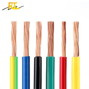 1mm 1.5mm 2.5mm 4mm 6mm 10mm 300/500V Multi Core Copper Electric Wires Cables Electrical Cable Wire Prices