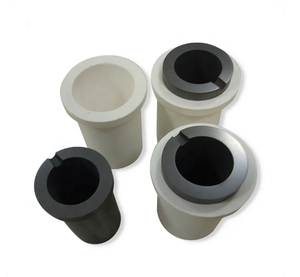 Four à induction de fonderie <span class=keywords><strong>pour</strong></span> la coulée et la fusion des métaux, avec bobines et creusets inclus - Product Image 3