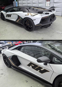 Alta qualità consegna veloce intero prezzo di vendita a secco in fibra di carbonio SVJ stile gonna laterale kit per <span class=keywords><strong>Lamborghini</strong></span> <span class=keywords><strong>Aventador</strong></span> - Product Image 5