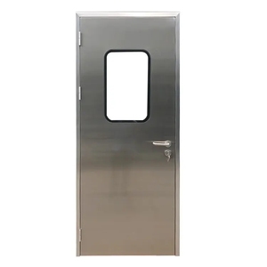 Porte battante multifonctionnelle GMP Standard Swing Porte en acier inoxydable pour salle blanche à vendre - Product Image 5