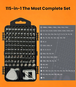 Set di Cacciaviti di Precisione 115-in-1 con Punte Magnetiche, Strumenti di Riparazione Manuali, Mini Cacciaviti <span class=keywords><strong>per</strong></span> Occhiali, Computer, <span class=keywords><strong>Orologi</strong></span>, Telefoni, Laptop - Product Image 4