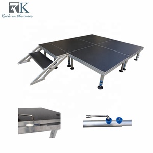 Adjustable Height Heavy Duty Removable <b>Stage</b> Aluminum Alloy 6061 Frame Modular <b>Stage</b> Design For Events - Product Image 3