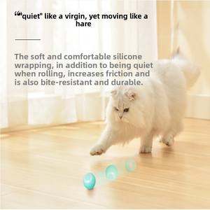 Ramah lingkungan Modern Plastik Spot Net merah gravitasi cerdas bola berputar Catnip listrik suara Self-Hi kaku kucing mainan - Product Image 4