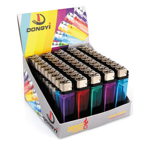 Mini encendedor de pedernal desechable clásico, piedra de cigarrillo de plástico recargable para acampar, iluminación elegante para aventuras al aire libre - Product Image 1