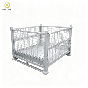 भंडारण 1000 किलोग्राम क्षमता के भंडारण के लिए पहियों के साथ यलियन भारी शुल्क गैल्वेनाइज्ड स्टील पैलेट बॉक्स - Product Image 1