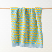 Manta de punto a cuadros suave y esponjosa para recién nacidos, decorativa, para sofá de bebé, de fabricantes de textiles para el hogar