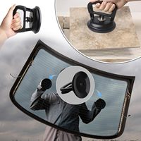 WEHER WH-VSC Ventouse en verre portable de qualité industrielle en alliage d'aluminium noir, ventouse simple, tire-bosse de voiture, réparation de véhicule