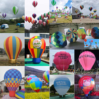 Ballon à air chaud gonflable personnalisé avec logo imprimé pour les promotions sur les toits, tailles et couleurs personnalisées