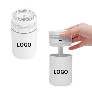 2025 Mini Portable White Color Plastic 250Ml Round Air <b>Humidifier</b> for Car - Product Image 2