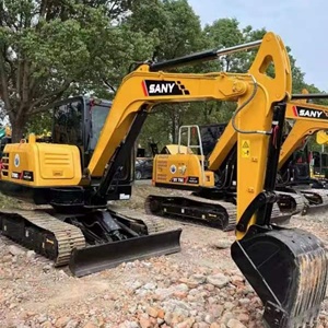 Miniexcavadora Sany SY60C Pro de 1.2 Toneladas con Cucharón de Excavación de 0.18m de Capacidad, Equipo de Construcción Usado, Motor y Caja de Cambios - Product Image 3