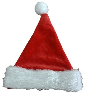2025 nóng Bán mũ giáng sinh màu đỏ dành cho người lớn trẻ em 'sang trọng thánh trang trí dày mã hóa cộng với nguồn cung cấp bên bán buôn - Product Image 2