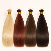 Lots de Cheveux Humains Brésiliens Remy 1B Teints, Lisses et Ondulés, en Gros, en Stock, Extensions de Cheveux à Double Trame Faite à la Machine