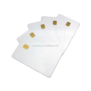 Fabbrica Ourlet OEM Benvenuto di Plastica In PVC di Credito Visa Chip In Bianco di Carta di Plastica