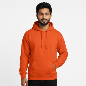 Best Quality Men's Hoodie Streetwear Hooded <b>Sweatshirt</b> Reasonably Priced Top Product Pakistan Embroidered Technique for Winter - Product Image 1
