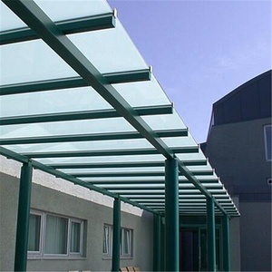 Verre trempé feuilleté coloré givré translucide transparent adapté aux besoins du client de 8mm 10mm 12mm pour l'auvent de <span class=keywords><strong>porte</strong></span> d'entrée - Product Image 6