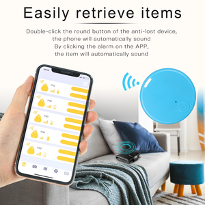 Mini GPS Tracker GSM Bluetooth Anti-Lost <b>Device</b> for Pets Kids Bags/Wallets Compatible Android/iOS Smart Locator Plastic Material - Product Image 3