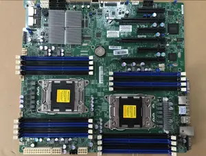 Super'micro dual-channel X79 E5 servidor motherboard X9DR3-F X9DRi-F LGA2011 E5-2600 V1/ V2 Família ECC DDR3 8x SAS Portas De C606